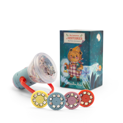 Lanterne a histoires Les Minouchkas Moulin Roty