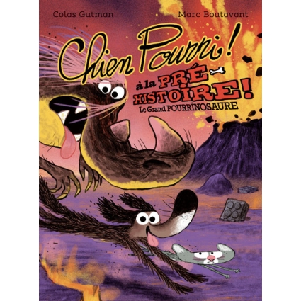 Livre Chien pourri a la prehistoire Ecole des Loisirs