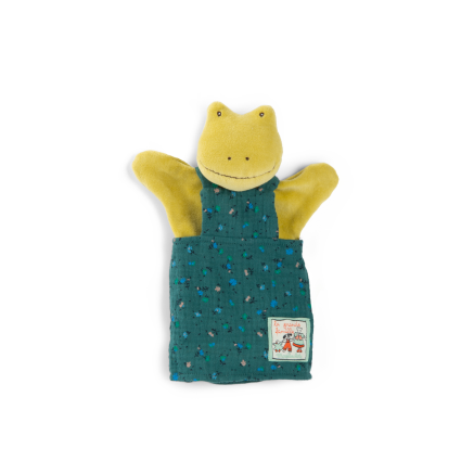 Marionette Perlette la grenouille Les Marionnettes Moulin Roty