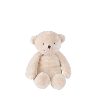 Peluche Ours creme  30 cm Les p'tits doudous de l'hopital