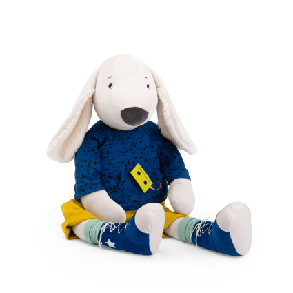 Peluche geante Chien Pilou Puce  Pilou Moulin Roty