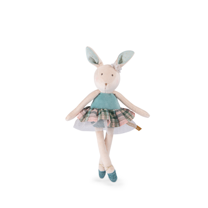 Petite peluche lapin bleu La petite ecole de danse