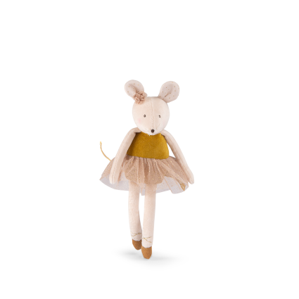 Petite peluche souris or La petite ecole de danse