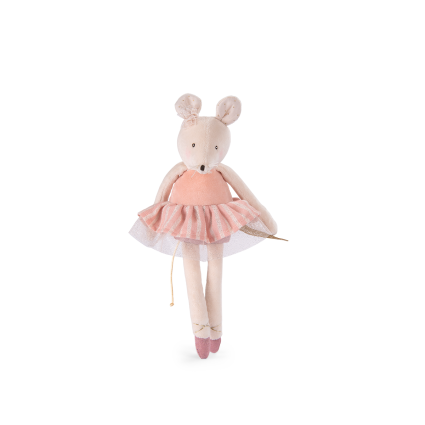Petite peluche souris rose La petite ecole de danse