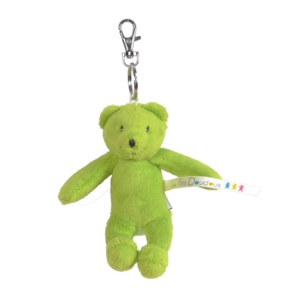 Portecles ours vert Les P'tits Doudous de l'hopital Moulin Roty