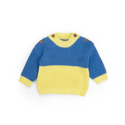 Pull en tricot bicolore  Liseron