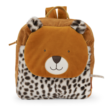 Sac a dos personnalise leopard Taigo La foret Mawa Moulin Roty