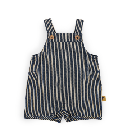 Salopette coton raye doublure jersey Jungle  Nash