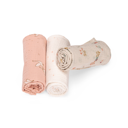 Set de 3 langes imprimés
