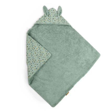 Sortie de bain sauge Trois petits lapins Moulin Roty