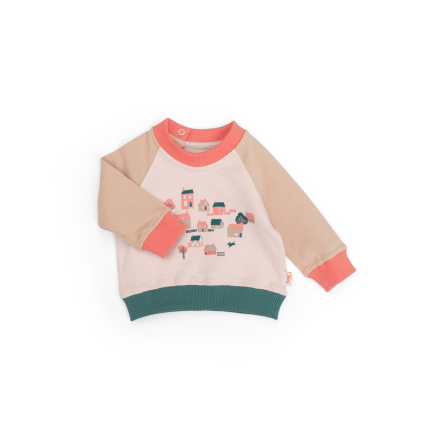 Sweatshirt molleton multicolore  Lizou