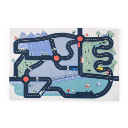 Tapis circuit de voitures Avenue du Moulin Moulin Roty