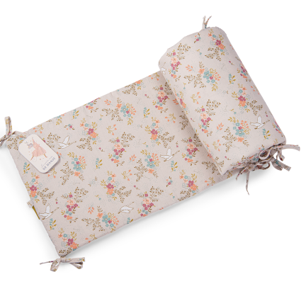 Tour de lit motif fleurs La petite ecole de danse