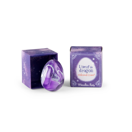 Œuf de dragon rebondissant violet Les Petites Merveilles Moulin Roty