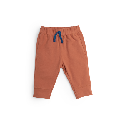 Pantalon en jersey lourd gratté brique - Kentin