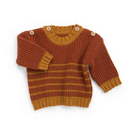Pull rayé Moulin Roty