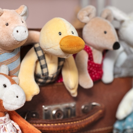 Petite peluche Amédée le canard Les Tout-petits