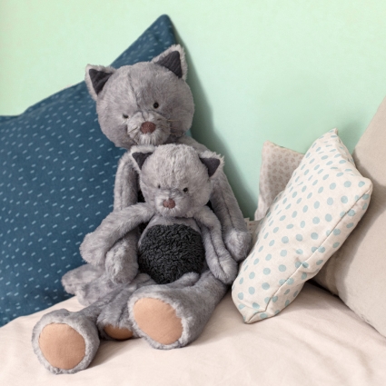 Grande peluche Chat