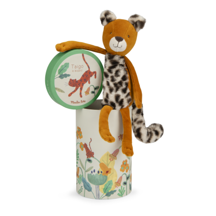 Peluche leopard Taigo La foret Mawa Moulin Roty