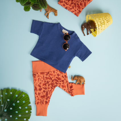 Tee-shirt nid d'abeille Jungle - Noam