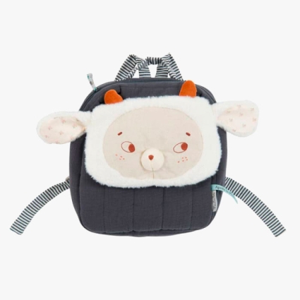 Sac a dos a broder mouton Apres la pluie Moulin Roty
