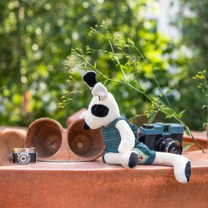 Peluche Julius le Chien Les Petits Frères
