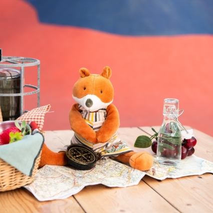 Peluche Gaspard le renard Les Petits Frères
