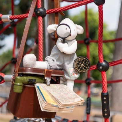 Peluche Albert le mouton Les Petits Frères