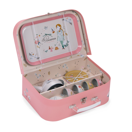 Valise dînette thé métal